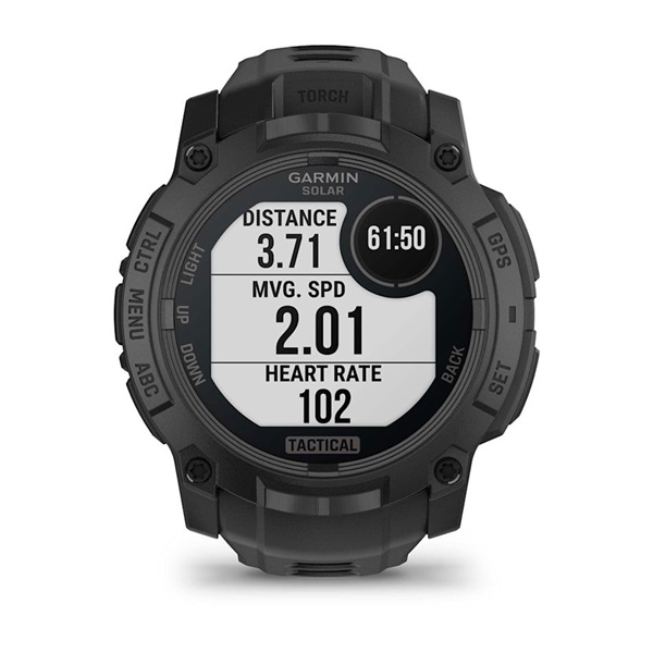 Garmin Instinct 3 Solar Tactical Edition (50mm) fekete okosóra