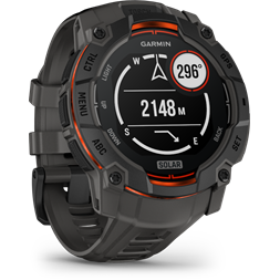Garmin Instinct 3 50mm Solar fekete sötétszürke szíjjal okosóra