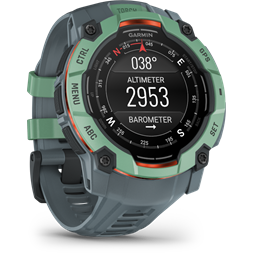 Garmin Instinct 3 50mm AMOLED fekete sötétszürke szíjjal okosóra