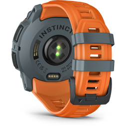 Garmin Instinct 3 50mm Solar szürke narancs szíjjal okosóra