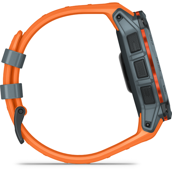 Garmin Instinct 3 50mm Solar szürke narancs szíjjal okosóra
