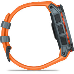 Garmin Instinct 3 50mm Solar szürke narancs szíjjal okosóra