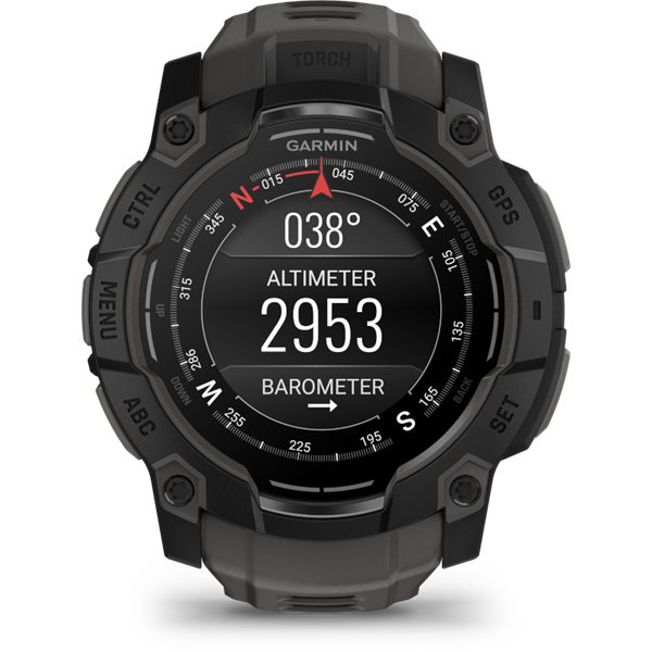 Garmin Instinct 3 50mm AMOLED tropic szürke szíjjal okosóra
