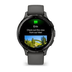 Garmin Venu 3S szürke, szürke kerettel, szilikon szíjjal okosóra (Újracsomagolt)