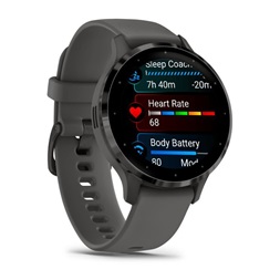 Garmin Venu 3S szürke, szürke kerettel, szilikon szíjjal okosóra (Újracsomagolt)