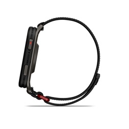 Garmin Venu X1 Titanium ComfortFit nylon szíjjal fekete okosóra