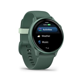 Garmin vívoactive 6 mohazöld okosóra
