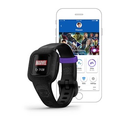 Garmin vivofit jr. 3 Fekete Párduc állítható szíjjal okosóra (Újracsomagolt)