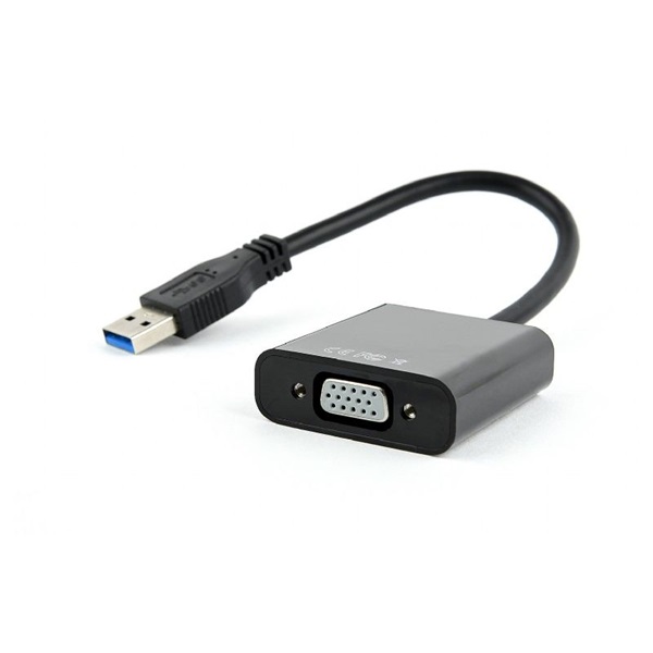 Gembird AB-U3M-VGAF-01 USB 3.0 - VGA fekete átalakító