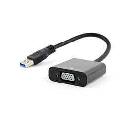 Gembird AB-U3M-VGAF-01 USB 3.0 - VGA fekete átalakító