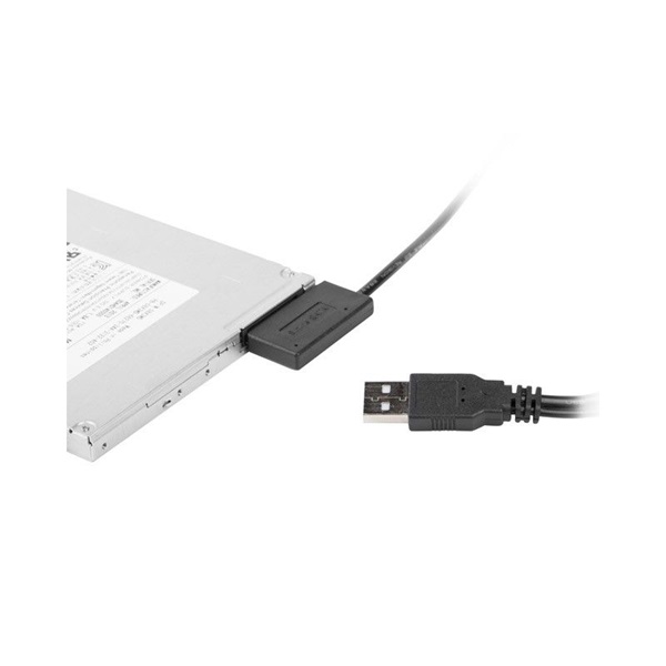 Gembird A-USATA-01 USB - SATA fekete SSD/DVD adapter