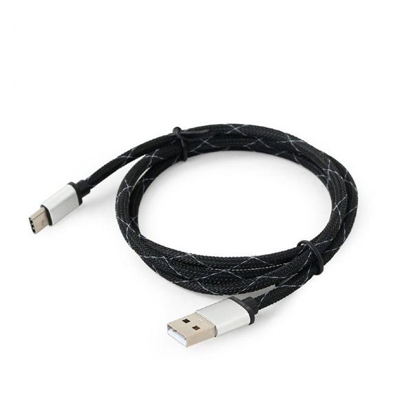 Gembird CCP-USB2-AMCM-2.5M 2,5m USB A apa - USB C apa fekete kábel