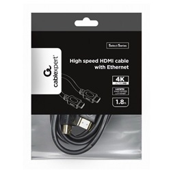 Gembird CC-HDMI4L-6 1,8m HDMI apa-apa fekete kábel