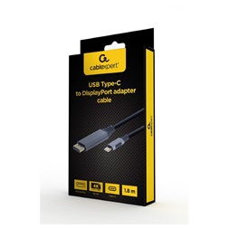 Gembird CC-USB3C-DPF-01-6 1,8m USB C - DisplayPort szürke adapter