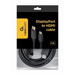 Gembird DISPLAYPORT (M) -> HDMI (M) 1.8m kábel