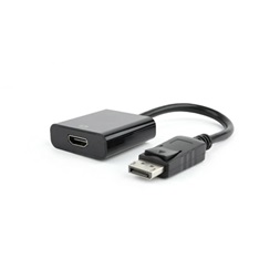 Gembird Displayport -> HDMI M/F adapter 0.1m fekete