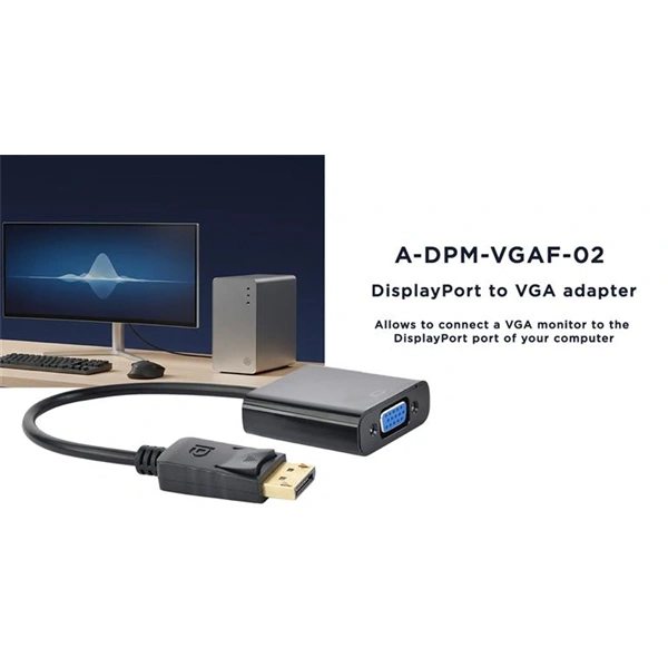 Gembird Displayport apa > VGA anya adapter