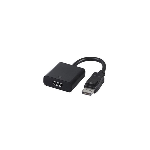 Gembird Displayport male to HDMI female 10cm fekete adapter kábel
