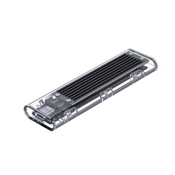 Gembird EE2280-U3C-02 USB 3.1 NVMe M2 átlátszó ház