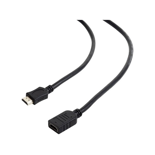 Gembird HDMI 1.4 M/F video jelkábel hosszabbító 0.5m fekete