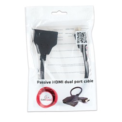 Gembird HDMI apa - 2xHDMI anya kábel