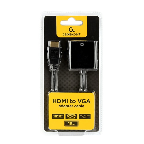 Gembird HDMI v1.4 - VGA adapter fekete