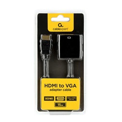 Gembird HDMI v1.4 - VGA adapter fekete
