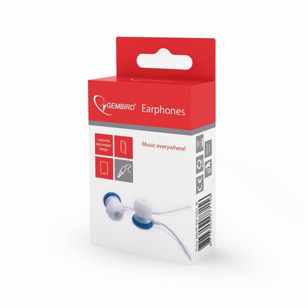 Gembird  Stereo In-Earphones MP3, blue