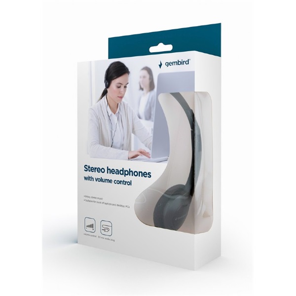 Gembird MHP-123 fejhallgató fekete