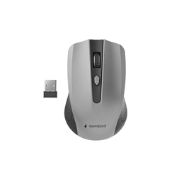 Gembird MUSW-4B-04-BG optikai vezeték nélküli egér fekete-szürke