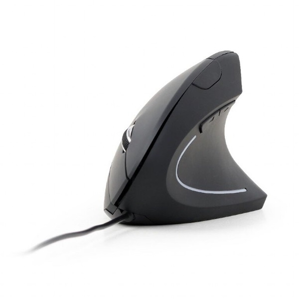 Gembird MUS-ERGO-01 ergonómikus vezetékes fekete egér