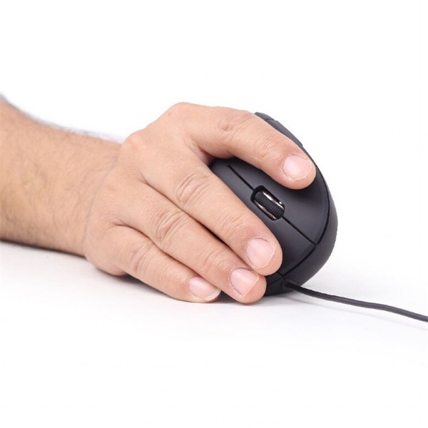 Gembird MUS-ERGO-01 ergonómikus vezetékes fekete egér