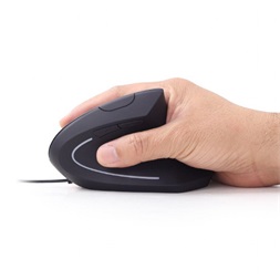 Gembird MUS-ERGO-01 ergonómikus vezetékes fekete egér