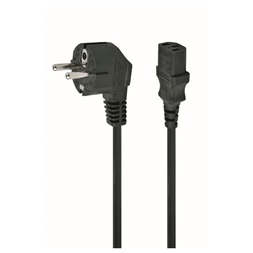 Gembird PC-186-VDE 1,8m C13 fekete tápkábel