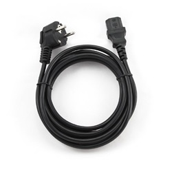 Gembird PC-186-VDE-3M 3m C13 fekete tápkábel