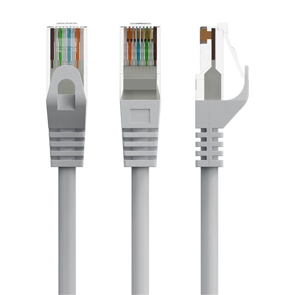 Gembird PP6U-15M 15m UTP Cat6 szürke patch kábel