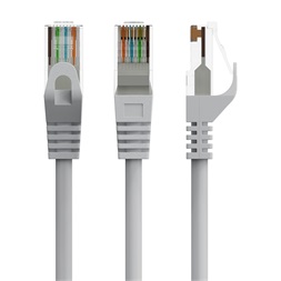 Gembird PP6U-15M 15m UTP Cat6 szürke patch kábel