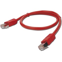 Gembird RJ45 CAT5e UTP M/M adatkábel 5m piros