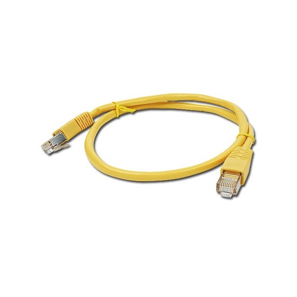 Gembird RJ45 CAT6 UTP M/M adatkábel 0.25m sárga