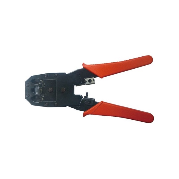 Gembird RJ45, RJ12, RJ11 krimpelőfogó fekete-piros