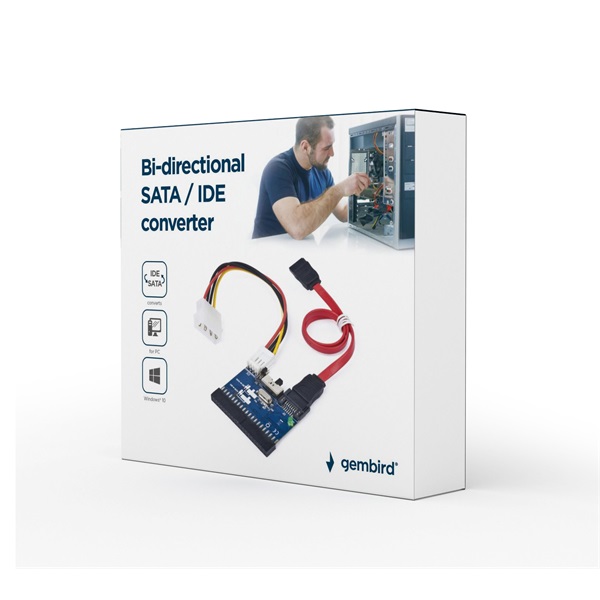 Gembird SATA-IDE-2 SATA <-> IDE 3.5" 40pin F/F adapter