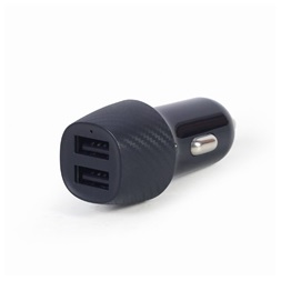 Gembird TA-U2C48A-CAR-01 4,8A 2xUSB fekete autós telefontöltő