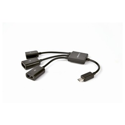 Gembird UHB-OTG-02 Micro USB - 2xUSB/Lightning OTG USB HUB