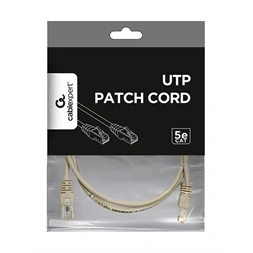 Gembird UTP CAT5E 0,5m szürke patch kábel