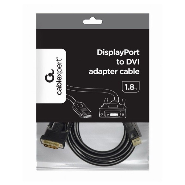 Gembird cable Displayport (M) - > DVI-D (24+1) 1.8m