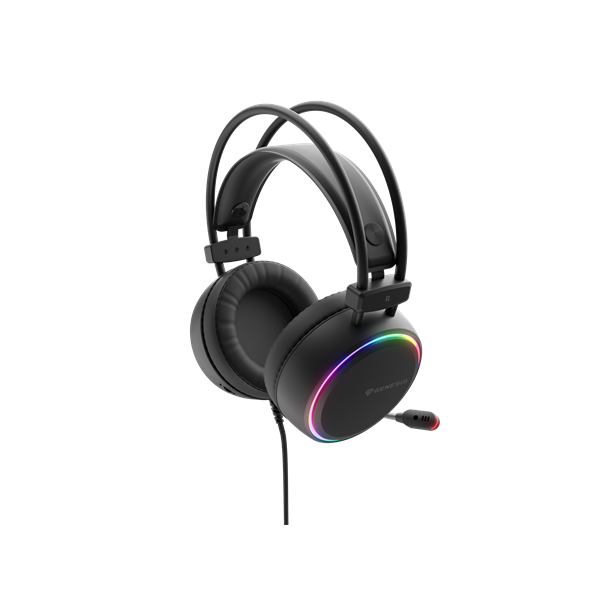 Genesis NSG-2092 Neon 613 RGB fekete gamer headset