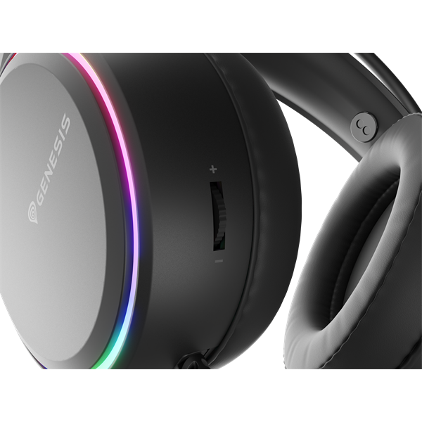 Genesis NSG-2092 Neon 613 RGB fekete gamer headset