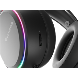 Genesis NSG-2092 Neon 613 RGB fekete gamer headset