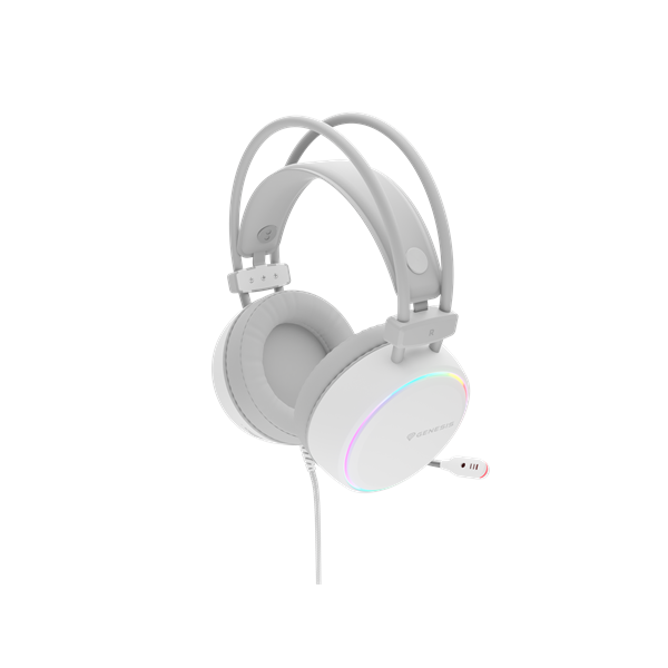 Genesis NSG-2093 Neon 613 RGB fehér gamer headset