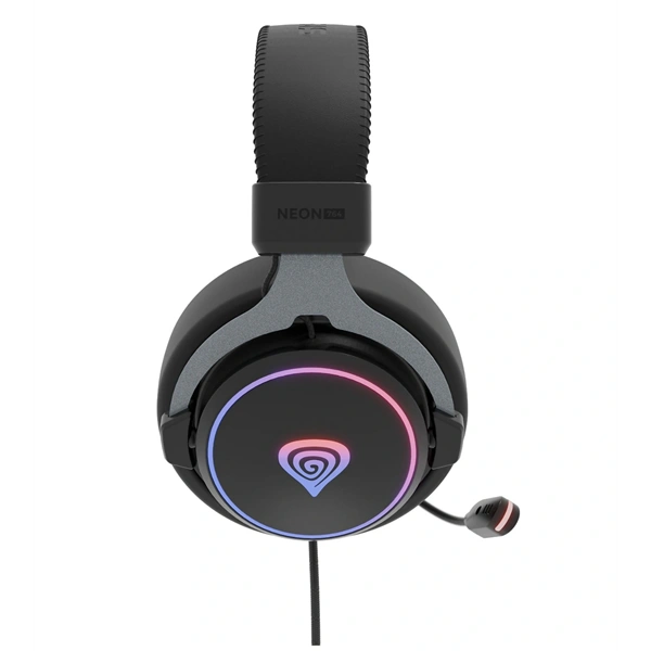 Genesis NSG-2169 Neon 764 RGB USB fekete gamer headset